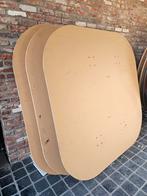 Grande table avec pieds pliables en métal., Maison & Meubles, Enlèvement, Utilisé