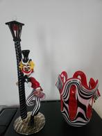 clown murano glas en vaas, Antiek en Kunst, Ophalen