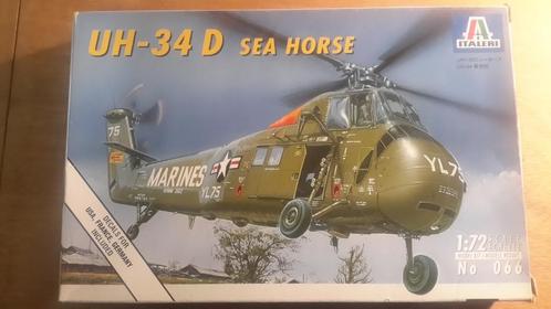 Italeri 1/72 N066 UH-34D Sea Horse, Hobby & Loisirs créatifs, Modélisme | Avions & Hélicoptères, Comme neuf, Hélicoptère, 1:72 à 1:144