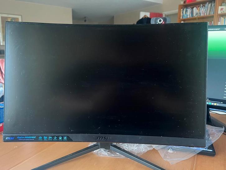MSI MAG241C gebogen gamingmonitor van 23,6", Computers en Software, Monitoren, Zo goed als nieuw, DisplayPort, HDMI, Gaming, Hoofdtelefoonaansluiting
