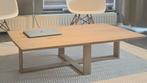 Handgemaakte massieve eiken salontafel., Huis en Inrichting, Tafels | Salontafels, Ophalen, 100 tot 150 cm, Japandi Scandinavisch