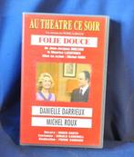 vhs au théâtre ce soir "folie douce", Cd's en Dvd's, Ophalen of Verzenden, Gebruikt, Tv-serie of Tv-programma