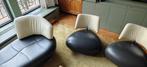 Leolux Pallone design fauteuils: 2x 1-zit + 1x 2-zit, Huis en Inrichting, Ophalen, Zo goed als nieuw, Leer, Design
