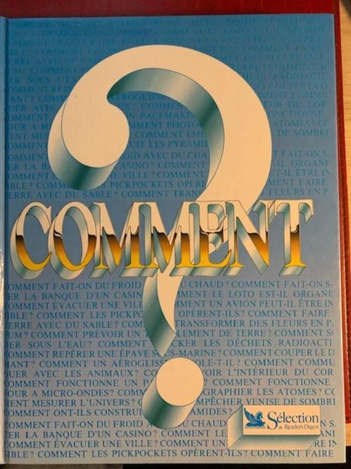 Livre Comment ?, Boeken, Wetenschap, Zo goed als nieuw, Natuurwetenschap, Ophalen