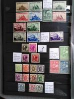 Timbres de Belgique années 1934, 1935, 1938, 1952 (5 photos), Timbres & Monnaies, Avec timbre, Enlèvement ou Envoi, Non oblitéré