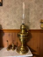 Koperen olielamp, Overige materialen, Gebruikt, 50 tot 75 cm, Antiek