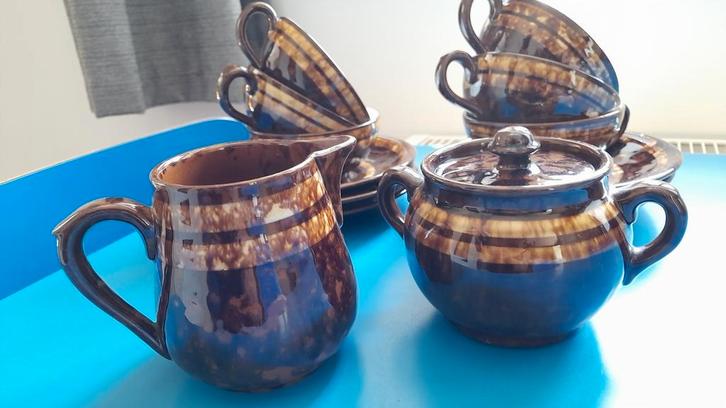 Vintage koffie- of theeservies Villeroy&Boch, Huis en Inrichting, Keuken | Servies, Zo goed als nieuw, Ophalen of Verzenden