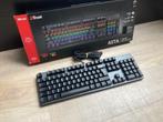 Clavier Mécanique Trust GXT 865 ASTA, Comme neuf, Azerty, Clavier gamer, Trust GXT