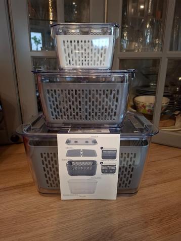3 boîtes fraicheur pour votre réfrigérateur beschikbaar voor biedingen