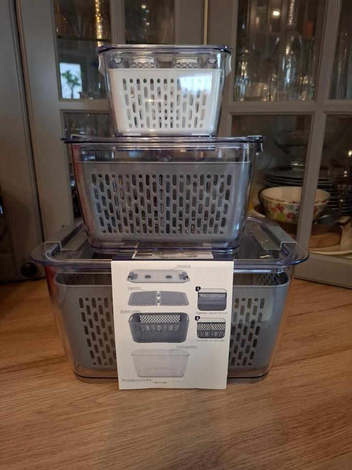 3 boîtes fraicheur pour votre réfrigérateur, Maison & Meubles, Cuisine| Tupperware, Neuf, Enlèvement