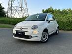 Fiat 500 1.2 2016 Benzine €6b Airco Pano Roof GPS-wielen, Voorwielaandrijving, Stof, Wit, Bedrijf