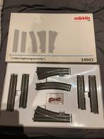 Märklinz H0 C-rail uitbreidingsset (artikelnummer 24902), Hobby en Vrije tijd, Ophalen of Verzenden, Zo goed als nieuw, Rails