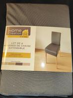 Set van 2 stoelhoezen DOE EEN AANBIEDING!, Huis en Inrichting, Stoelen, Ophalen of Verzenden, Nieuw, Grijs, Twee