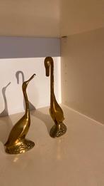 2 koperen zwanen, Antiek en Kunst, Ophalen of Verzenden