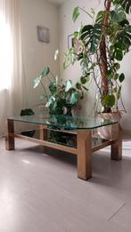 Belgo chrom 24k gold plated salontafel, Huis en Inrichting, Ophalen, Gebruikt, 100 tot 150 cm, 50 tot 100 cm