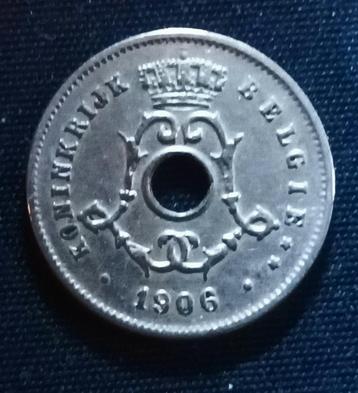 5 cent 1906 VL (met kruisje) - Leopold II beschikbaar voor biedingen