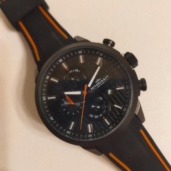 Horloge Rotorcraft, Handtassen en Accessoires, Horloges | Heren, Nieuw, Polshorloge, Overige merken, Staal, Overige materialen