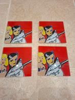 4 onderzetters - Herman Brood, Antiek en Kunst, Ophalen of Verzenden