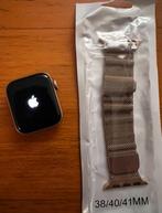 Apple watch SE (1st gen) roségoud 40mm + bandje & lader, Handtassen en Accessoires, Smartwatches, Ophalen, Gebruikt