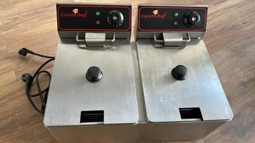 Dubbele fritketel 2x8liter Caterchef beschikbaar voor biedingen