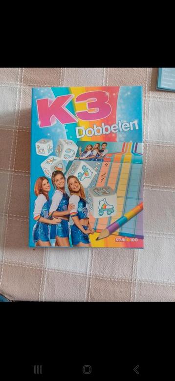 K3 Dobbelen beschikbaar voor biedingen