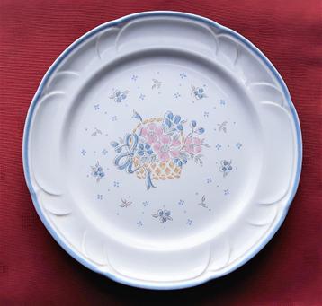 3 borden Johann Haviland Country Basket - jaren 70 beschikbaar voor biedingen
