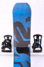 140 snowboard K2 EST. 87, black/dark blue, p-tex topsheet, Sport en Fitness, Snowboarden, Verzenden, Gebruikt, Bindingen