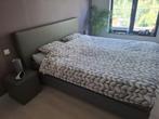 Box spring 180x200cm, incl. 2 nachtkastjes met lade, Ophalen, Gebruikt