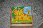 puzzel met 9 blokken, Kinderen en Baby's, Ophalen of Verzenden, Gebruikt, Ontdekken