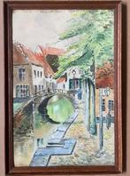 Burniaux - Vue sur la ville de Bruges, Antiquités & Art, Enlèvement ou Envoi