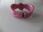 vintage armband, Handtassen en Accessoires, Armbanden, Ophalen of Verzenden, Zo goed als nieuw, Roze, Kunststof of Plastic