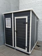 abri de jardin, Tuin en Terras, Tuinhuizen, Kunststof, Tuinhuis, 1 raam, Met overkapping