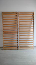 Lattenbodem 2 maal 80 x 200 cm, Maison & Meubles, Chambre à coucher | Matelas & Sommiers, Utilisé, Sommier, 200 cm, Deux personnes