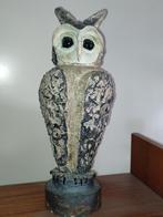 Grote aardewerk sculptuur uil, Ophalen of Verzenden