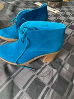 Blauwe enkellaarsjes, maat 38, Sosana, Comme neuf, Enlèvement, Boots et Botinnes, Sosana