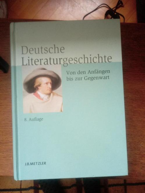 Deutsche Literaturgeschichte Von den Anfängen bis zur Gegenw, Boeken, Studieboeken en Cursussen, Nieuw, Hoger Onderwijs, Beta