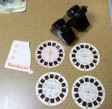 Vintage Viewmaster Sawyer Made in Belgium+De Vliegende Smurf beschikbaar voor biedingen