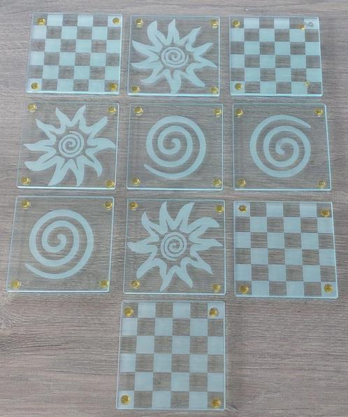 Keuken: onderleggers / bescherming uit glas (NIEUW), Antiek en Kunst, Antiek | Glaswerk en Kristal, Ophalen of Verzenden