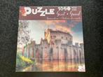 Puzzel Gravensteen 1000 stukjes, Hobby & Loisirs créatifs, Sport cérébral & Puzzles, Comme neuf, 500 à 1500 pièces, Puzzle, Enlèvement