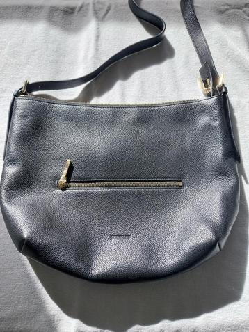 Leder dames handtas Crinkles zwart als nieuw beschikbaar voor biedingen
