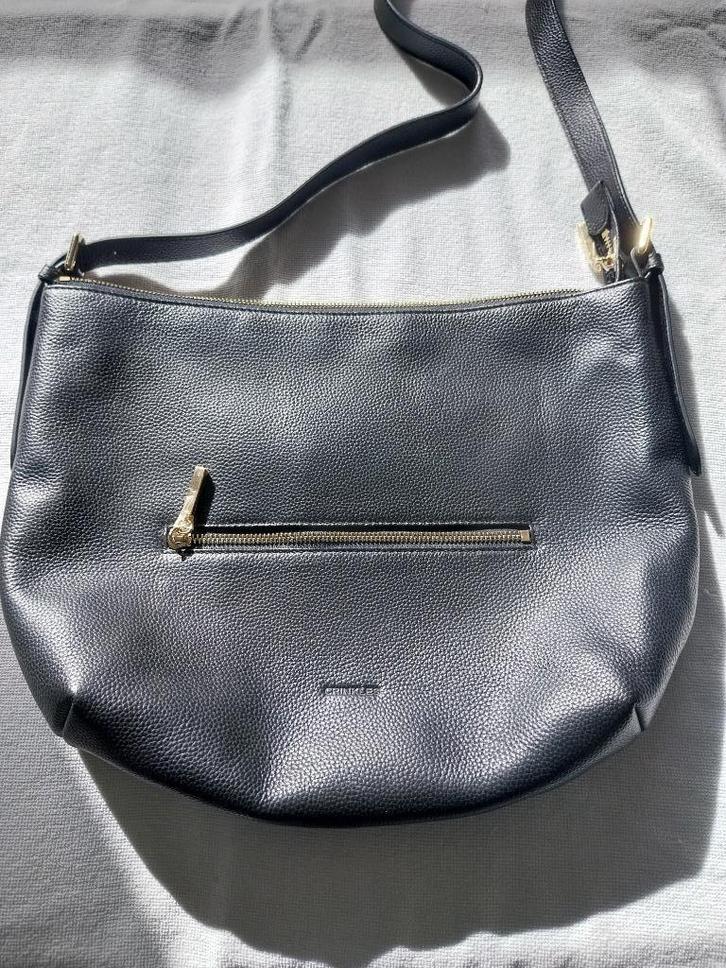 Leder dames handtas Crinkles zwart als nieuw, Bijoux, Sacs & Beauté, Sacs | Sacs Femme, Neuf, Sac à main, Noir, Enlèvement ou Envoi