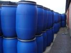 Récipients bleus, fûts de 220 L avec couvercle et anneau de, 150 litres ou plus, Enlèvement, Comme neuf, Synthétique