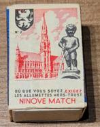 Oud luciferdoosje: Ninove Match, Verzamelen, Ophalen of Verzenden, Zo goed als nieuw, Luciferdoosjes of -merken