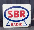 Plaque émaillée RADIO SBR, Enlèvement, Utilisé, Panneau publicitaire
