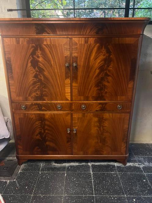 Prachtige Vintage kast HH de klerk en zoon, Antiek en Kunst, Antiek | Meubels | Kasten, Ophalen of Verzenden