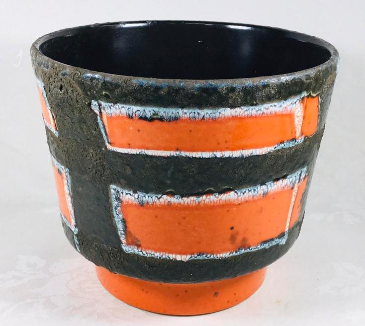 Vintage design modernist brutalist keramiek bloempot, Antiek en Kunst, Antiek | Keramiek en Aardewerk, Ophalen of Verzenden