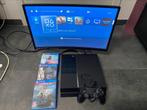 Playstation 4 met monitor, Games en Spelcomputers, Ophalen of Verzenden, Zo goed als nieuw, Met 1 controller, Original