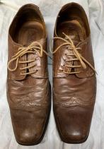 Geklede veterschoen, bruin leder, maat 44, merk scapa, Ophalen, Bruin, Gedragen, Veterschoenen
