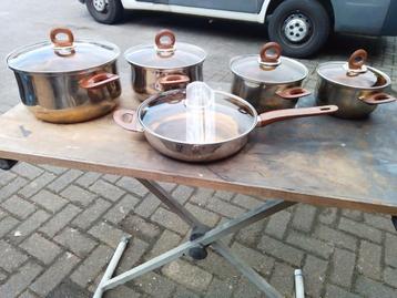Edelstaal  (Rozenberg)kookpotten beschikbaar voor biedingen