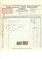 Ancienne facture 1962, Collections, Collections Autre, Utilisé, Enlèvement ou Envoi
